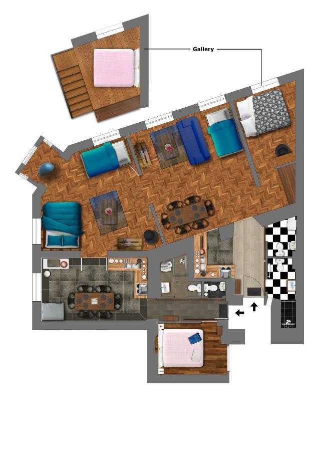 Apartment Walnuttree Loft Style Prestige Budapest